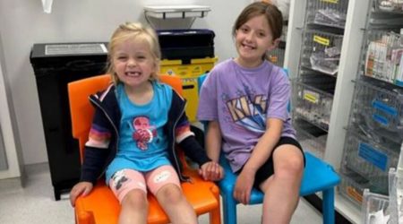 Menina é curada do câncer com doação de medula óssea da irmã